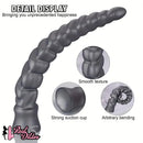 13.77in 15.74in 17.71in 19.68in Long Screw Anal Whip Huge BDSM Soft Dildo