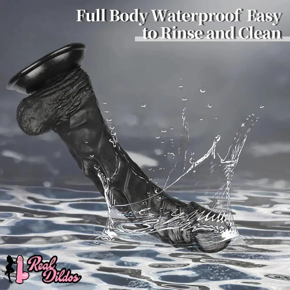 10in Huge Penis Soft Real Skin Big Suction Cup Dildo Women Anal Sex Toy