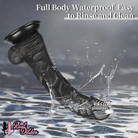 10in Huge Penis Soft Real Skin Big Suction Cup Dildo Women Anal Sex Toy
