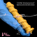 13.18in Gold Silicone Extra-long Thread Huge Dildo For Female Pleasure