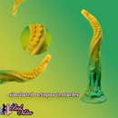 13.9in Simulated Realistic Long Octopus Alien Soft Suction Cup Dildo