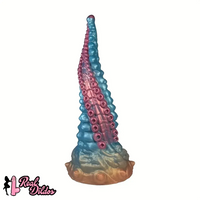 10.03in Octopus Silicone Anal Plug Portable Realistic Tentacle Texture Dildo