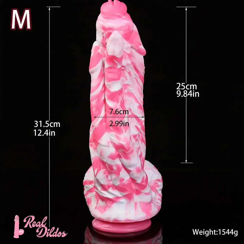 10.82in 12.4in Multiple Heads Silicone Big Soft Dildo For Vaginal Anal Orgasm