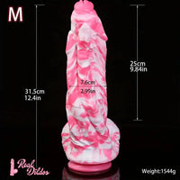 10.82in 12.4in Multiple Heads Silicone Big Soft Dildo For Vaginal Anal Orgasm