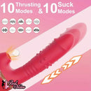 10.2in Sex Machine Thrusting Dildo Vibrator 10 Modes Sex Toy for G Spot