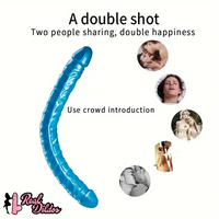 13.2in 16.9in Long Big Double Sided Dildo For Women Men Deep Fast Play