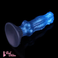 10.15in Double Layer Three Heads Silicone Knot Dildo For Women Men