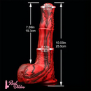 10.03in Realistic Horse Silicone Fantasy Flexible Big Dildo For Vagina