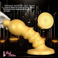 12.6in Huge Anal Beads Liquid Silicone Butt Plug Prostate Anal Dildo