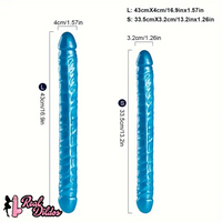 13.2in 16.9in Long Big Double Sided Dildo For Women Men Deep Fast Play