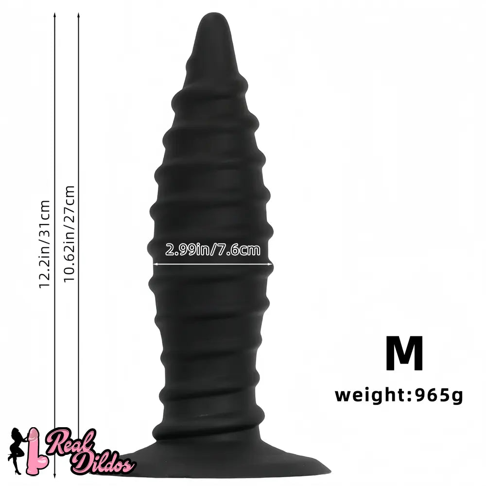 10.23in 12.2in 14.17in Extra Large Long Silicone Tip Anal Plug Dildo