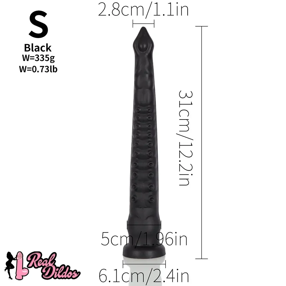 12.2in 17.51in 21.45in Long Tentacle Monster Huge Silicone Dildo