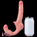 10.8in Strapless Silicone Large Soft Double Sided Strapon Dildo For Women