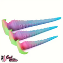 13.58in 17.51in 22.55in Super Long Big Octopus Spiral Silicone Dildo