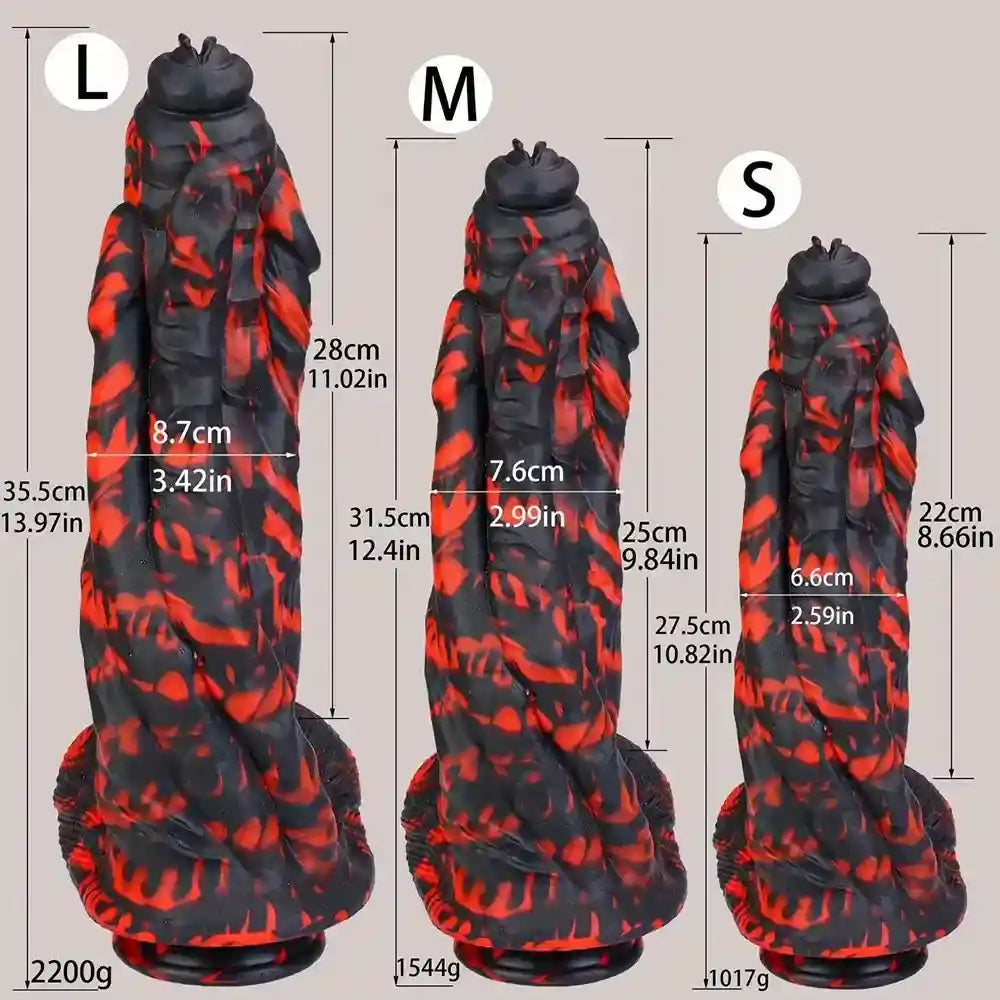 10.82in 12.4in 13.97in Giant Soft Silicone Sexy Penis Dildo For Women Adult