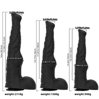 12.61in 14.17in 16in Super Huge Long Silicone Soft Horse Cock Dildo