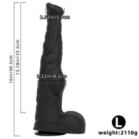 12.61in 14.17in 16in Super Huge Long Silicone Soft Horse Cock Dildo
