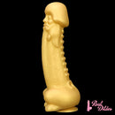 11.8in Liquid Large Soft Silicone Fantasy Thick Gold Anal Dildo