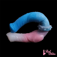 12.2in Silicone Double Ended Knot Dog Big Soft Dildo For Lesbian