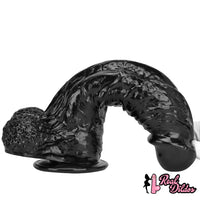 12.2in Super Big Thick Realistic Black Dildo BDSM Sex Toy For Anal Sex