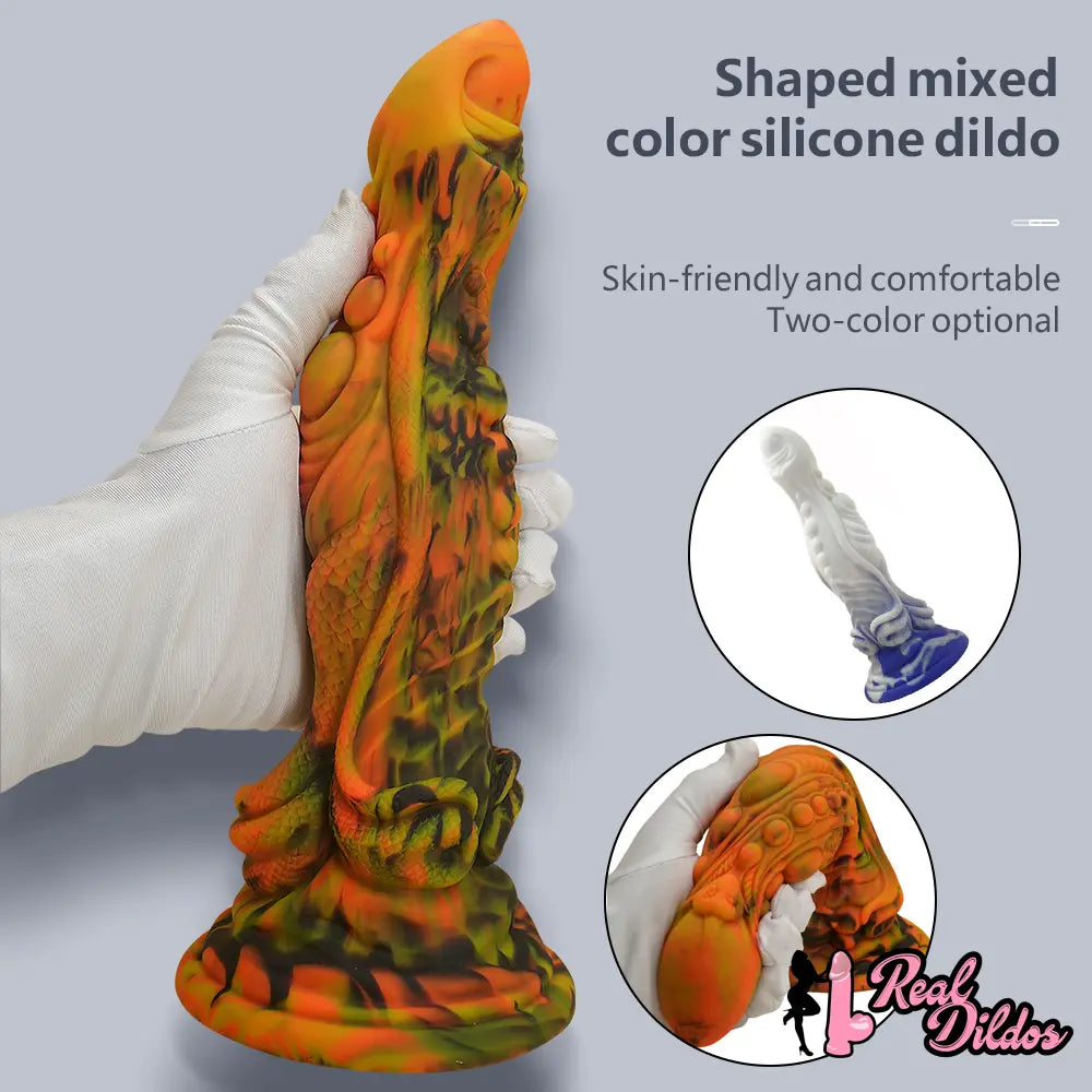 10.43in Big Dragon Monster Silicone Dildo For Anal Vaginal Sex