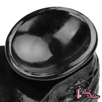 12.2in Super Big Thick Realistic Black Dildo BDSM Sex Toy For Anal Sex