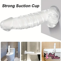 12.9in Realistic Spiral Big Women Dildo For Hands-Free G Spot Play