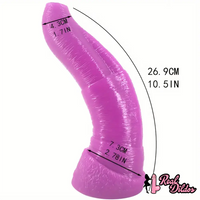10.5in Real Cock Big Elephant Trunk Thick Penis Dildo Anal Expander