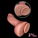 10.7in Soft Silicone Big Dildo For Female Pleasure Couple Flirting Toy