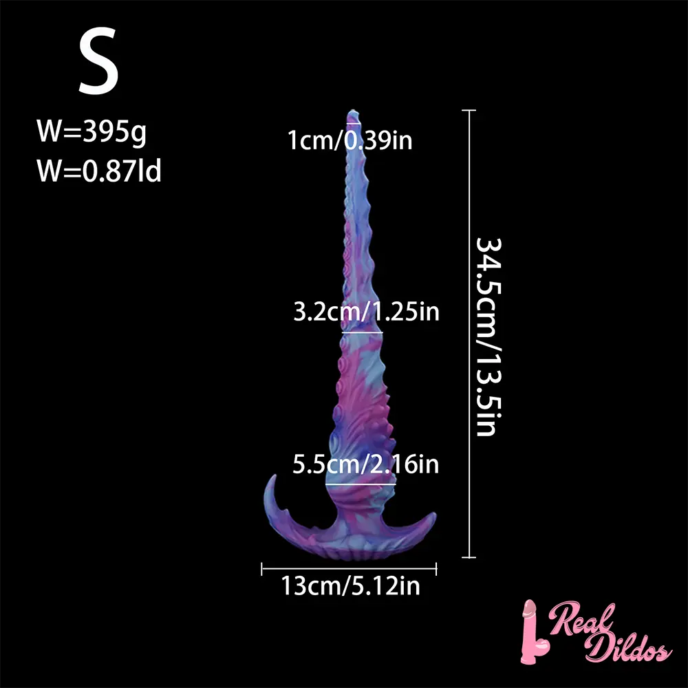 13.5in 17.7in Fantasy Big Long Octopus Tentacle Silicone Soft Dildo
