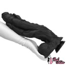 11.41in 12.6in 15in Super Big Silicone Soft Black Fantasy Love Sex Dildo