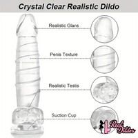 12.9in Realistic Spiral Big Women Dildo For Hands-Free G Spot Play