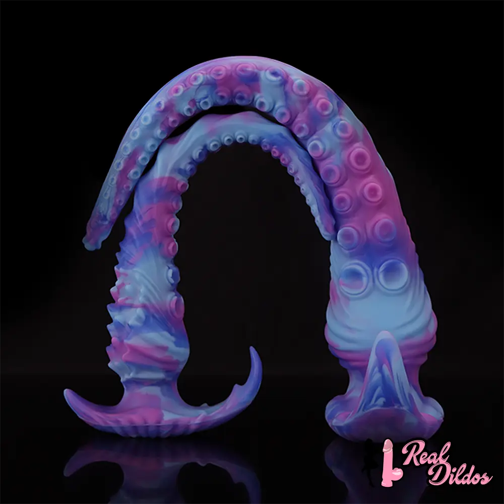 13.5in 17.7in Fantasy Big Long Octopus Tentacle Silicone Soft Dildo