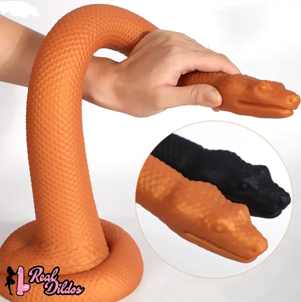 13.78in 17.72in 21.65in Super Long Huge Silicone Soft Snake Dildo