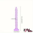 12.9in Big Spiked Long Skinny Dildo For Anus Stimulation With Sucker