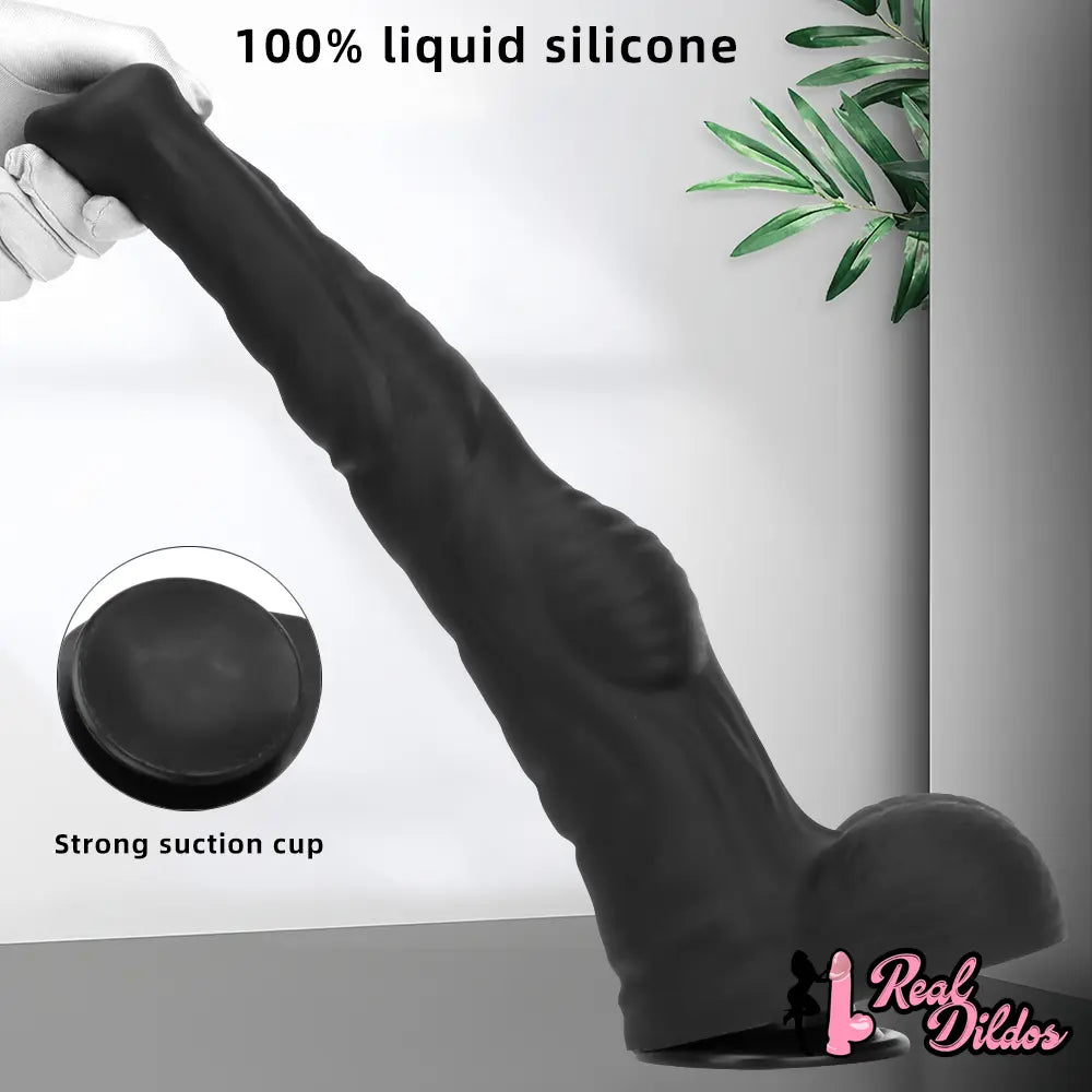 12.61in 14.17in 16in Super Huge Long Silicone Soft Horse Cock Dildo