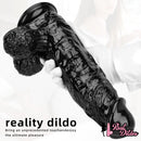 12.2in Super Big Thick Realistic Black Dildo BDSM Sex Toy For Anal Sex