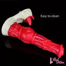 10.04in Big Animal Horse Cock Silicone Soft Cock Dildo For Anus Dilator