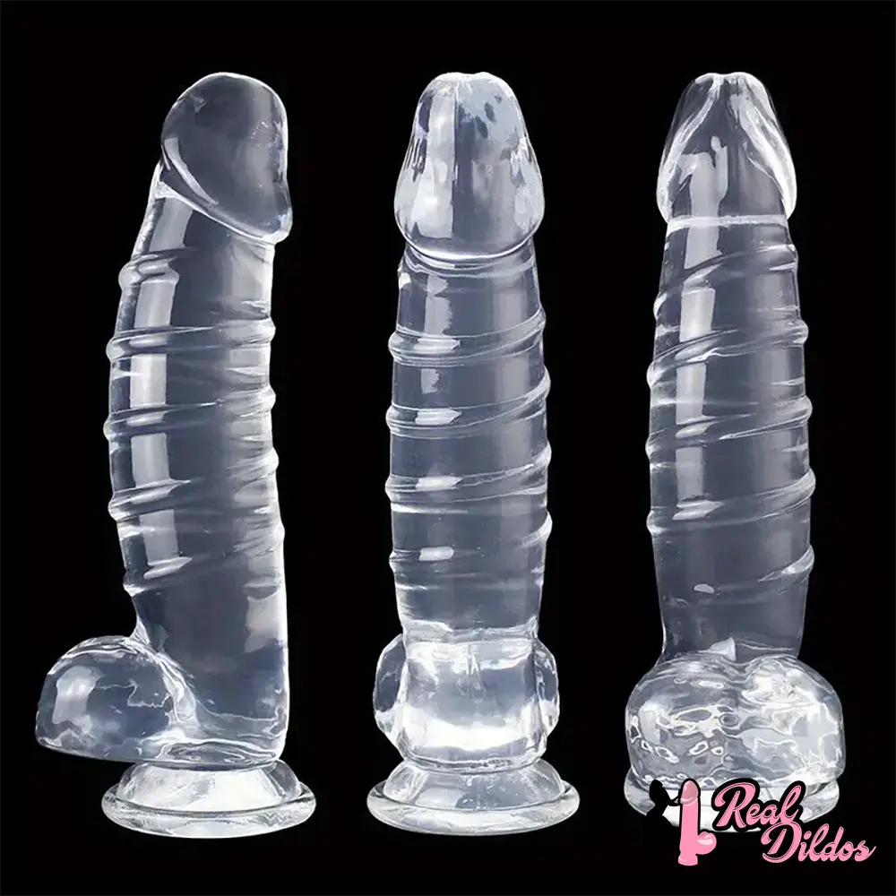 12.9in Realistic Spiral Big Women Dildo For Hands-Free G Spot Play