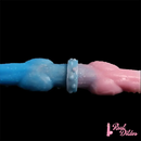 12.2in Silicone Double Ended Knot Dog Big Soft Dildo For Lesbian