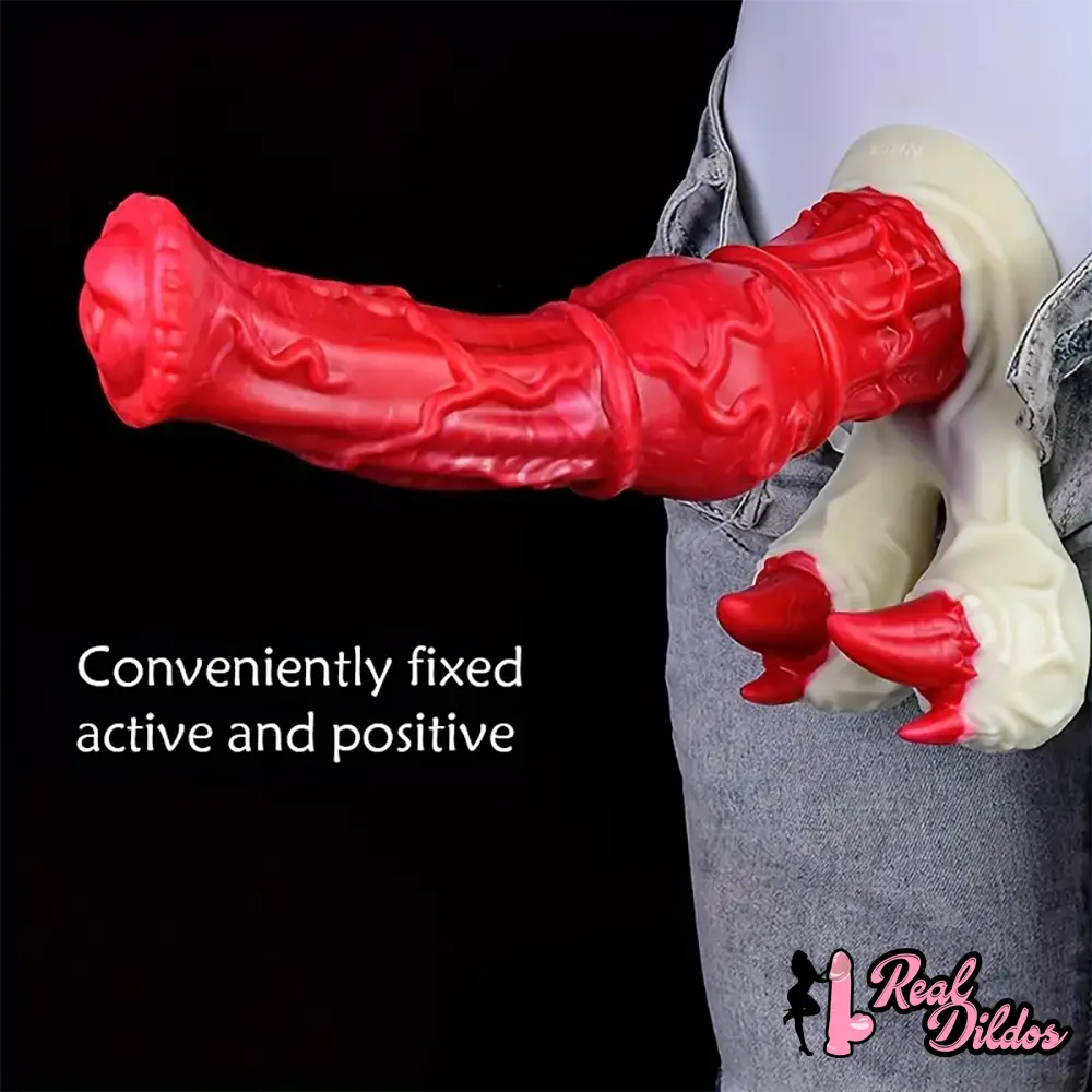 10.04in Big Animal Horse Cock Silicone Soft Cock Dildo For Anus Dilator