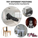 12.2in Super Big Thick Realistic Black Dildo BDSM Sex Toy For Anal Sex