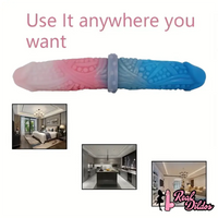 10.62in Tortoise Design Silicone Soft Large Double-headed Fantasy Dildo