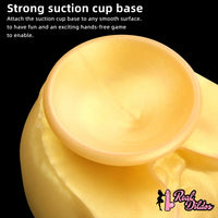 11.8in Liquid Large Soft Silicone Fantasy Thick Gold Anal Dildo