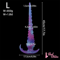 13.5in 17.7in Fantasy Big Long Octopus Tentacle Silicone Soft Dildo