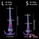 13.5in 17.7in Fantasy Big Long Octopus Tentacle Silicone Soft Dildo