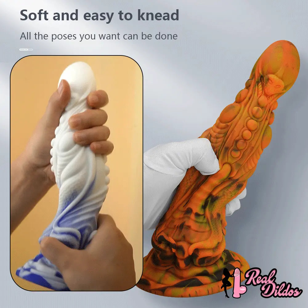 10.43in Big Dragon Monster Silicone Dildo For Anal Vaginal Sex