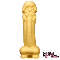11.8in Liquid Large Soft Silicone Fantasy Thick Gold Anal Dildo