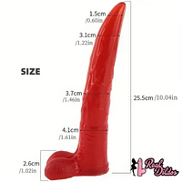 10.04in Large Animal Goat Horn Dildo For G Spot Women Adult Sex Toy