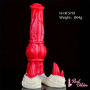10.04in Big Animal Horse Cock Silicone Soft Cock Dildo For Anus Dilator